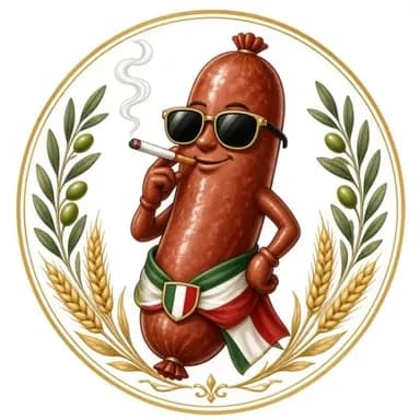 Ciccia Salsiccia $CICCIA original Italian brainrot logo