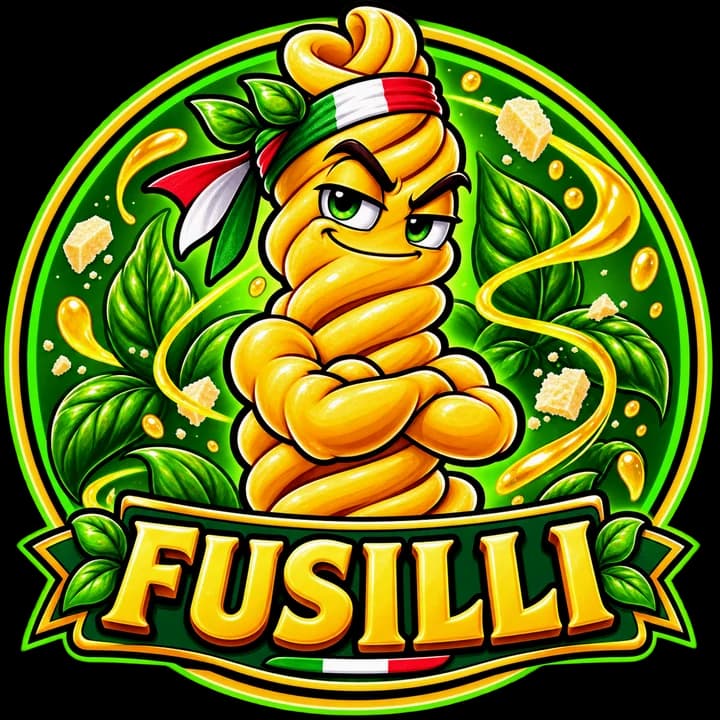 FudFusilli $FUSILLI original Italian brainrot logo