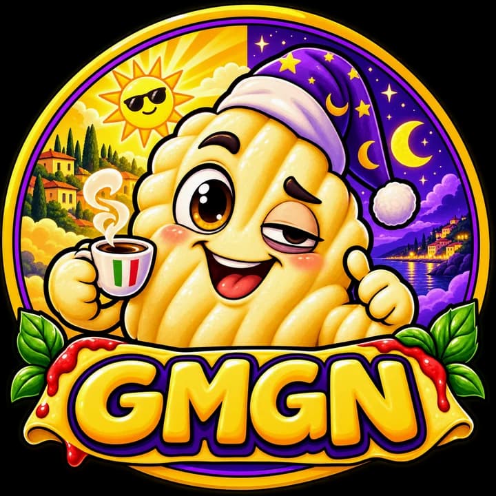 GmGnocco $GMGN original Italian brainrot logo